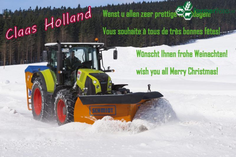 kerst groet Claas holland
